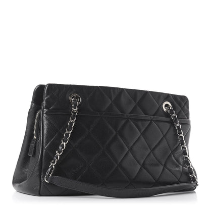 Chanel Caviar Quilted Timeless CC Soft Tote Black 3 of 10