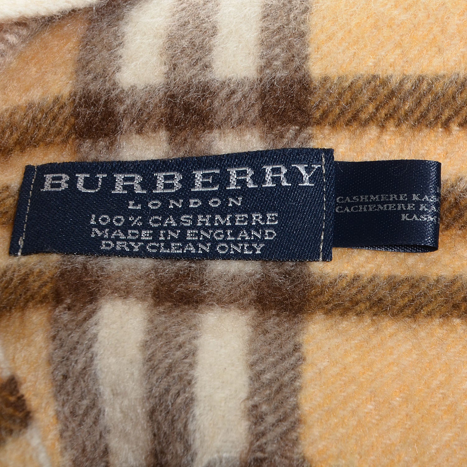 Burberry Cashmere Nova Check Scarf 5 of 6