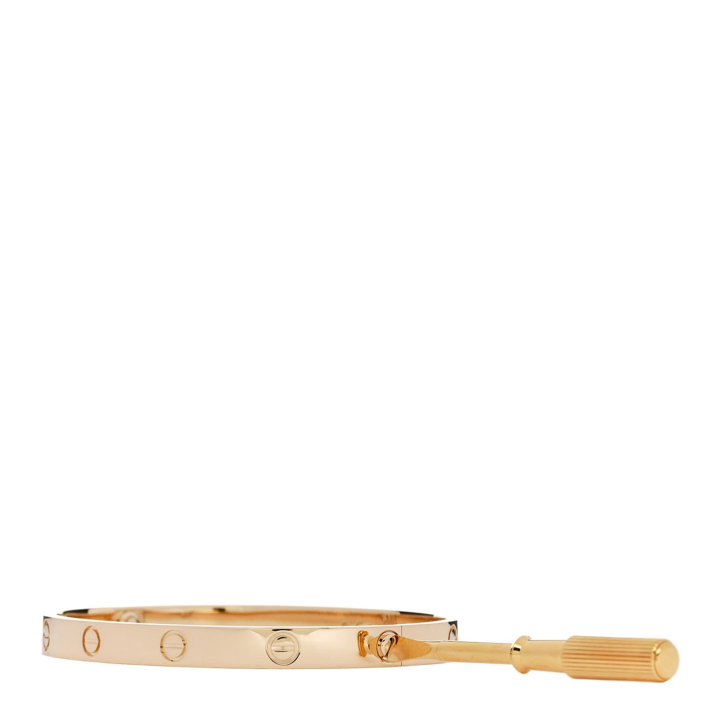 18K Yellow Gold LOVE Bracelet 19