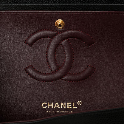 Chanel Caviar Quilted Medium Double Flap Black 7 of 11