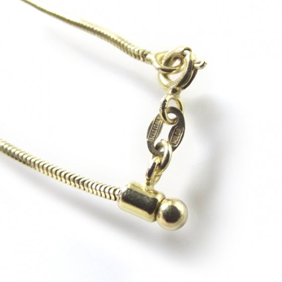 Gold CC Logo Pendant Necklace