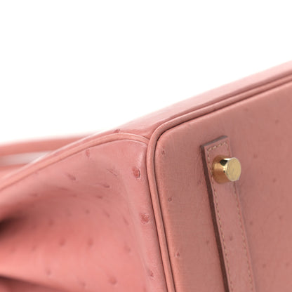Hermes Ostrich Birkin 30 Terre Cuite 11 of 13