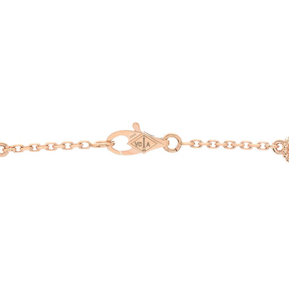Van Cleef & Arpels 18K Rose Gold 16 Motifs Sweet Alhambra Necklace 4 of 7