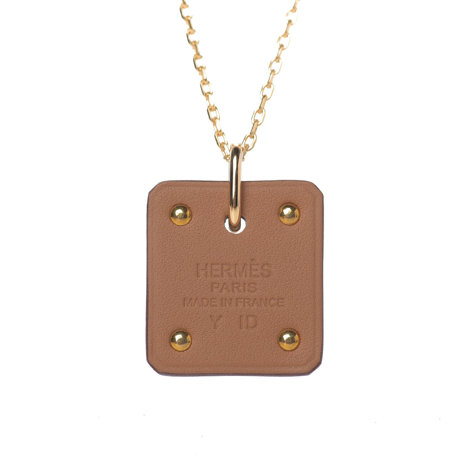 Hermes Swift As De Coeur Necklace Gold 4 of 6