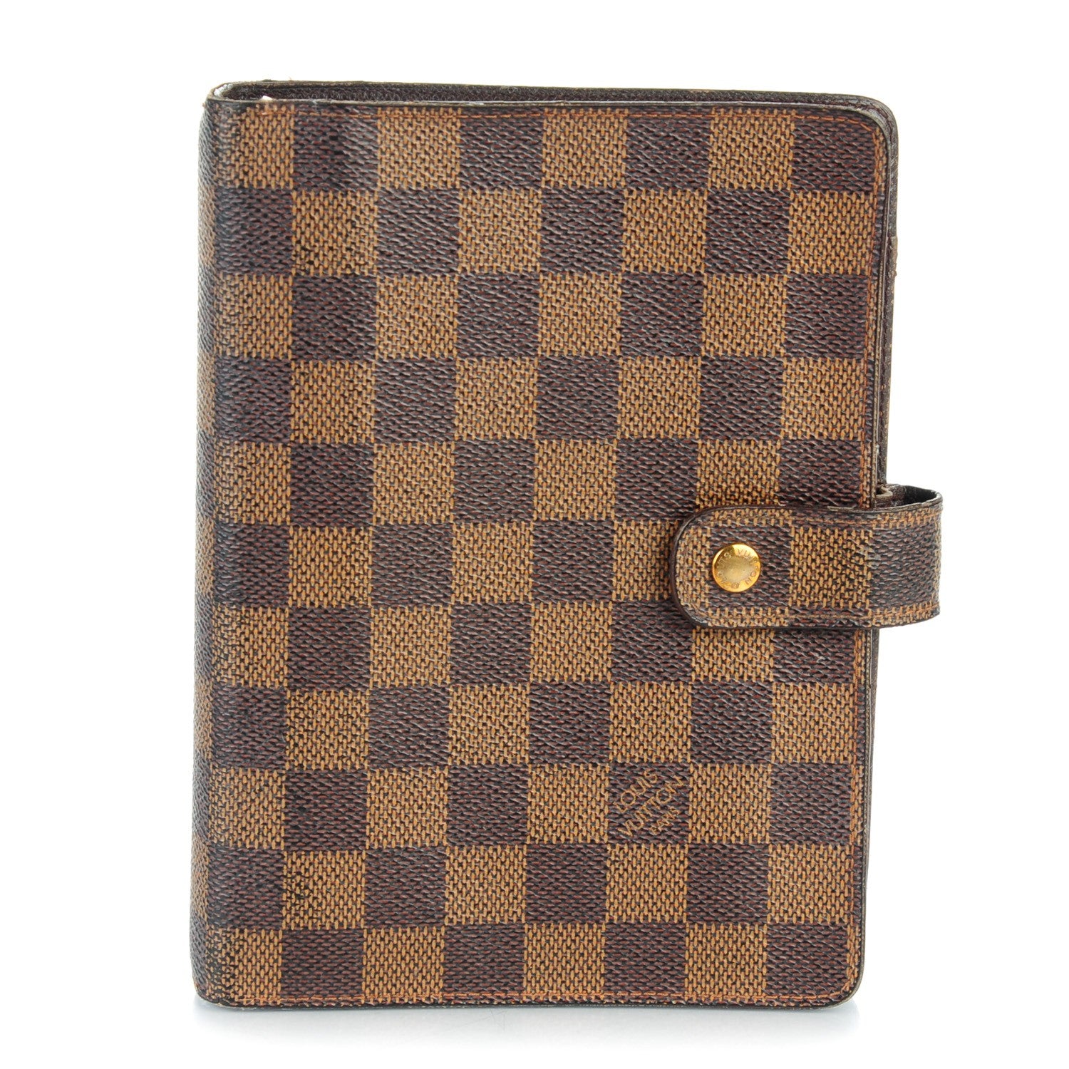 Louis Vuitton Damier Ebene Medium Ring Agenda Cover 1 of 12