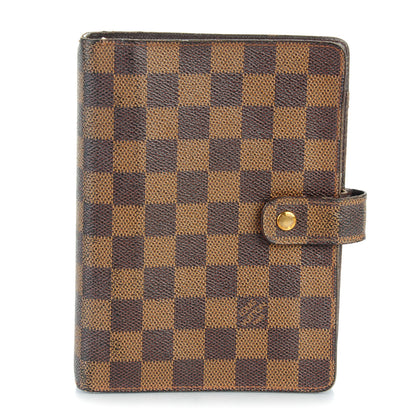 Louis Vuitton Damier Ebene Medium Ring Agenda Cover 1 of 12