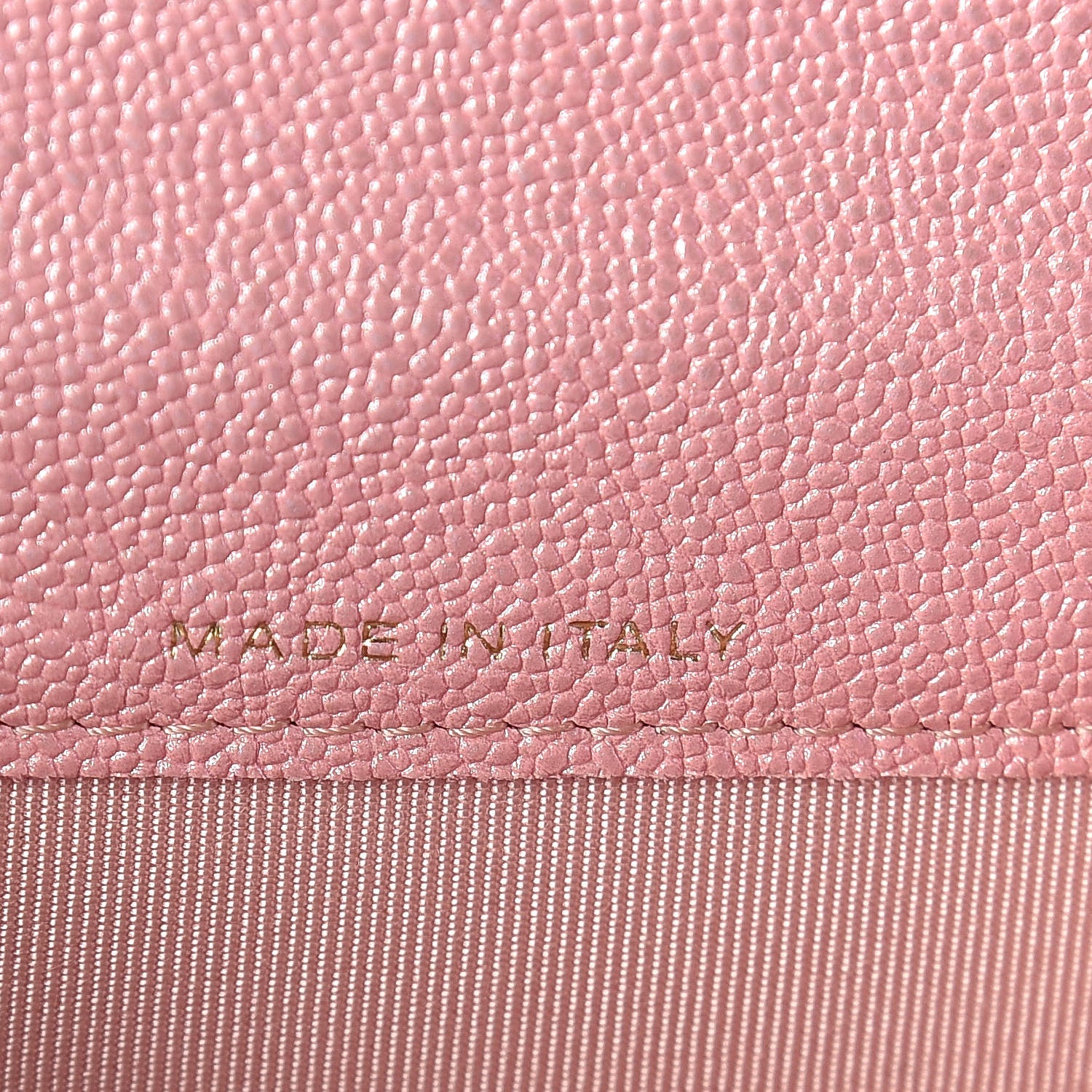 Chanel Iridescent Caviar Quilted Flap Card Holder Rose Pink 7 of 9
