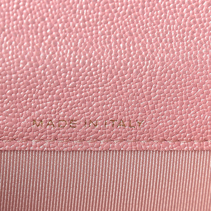 Chanel Iridescent Caviar Quilted Flap Card Holder Rose Pink 7 of 9