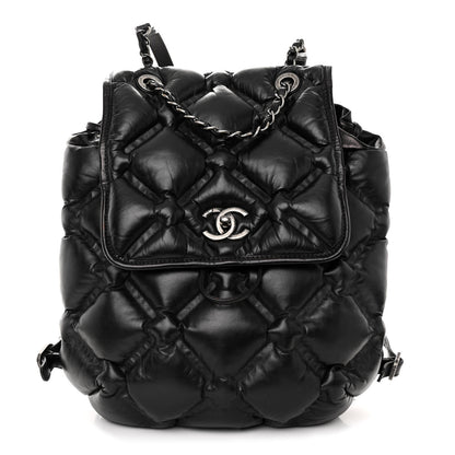 Chanel Calfskin Quilted Chesterfield Backpack Black 1 of 10