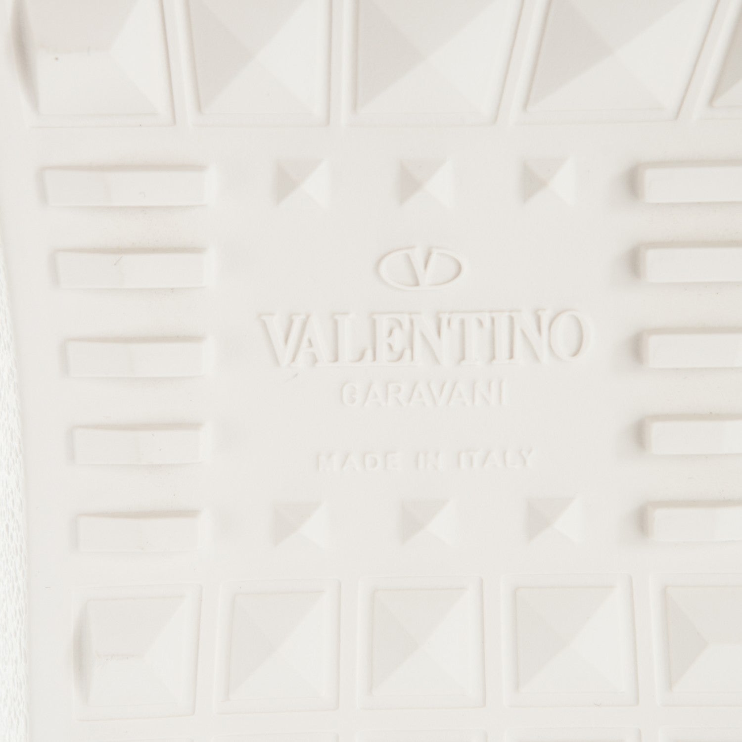 Valentino Garavani Calfskin Rockstud Untitled Open Sneakers 36 White 6 of 7