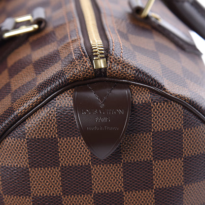 Louis Vuitton Damier Ebene Speedy 30 6 of 9
