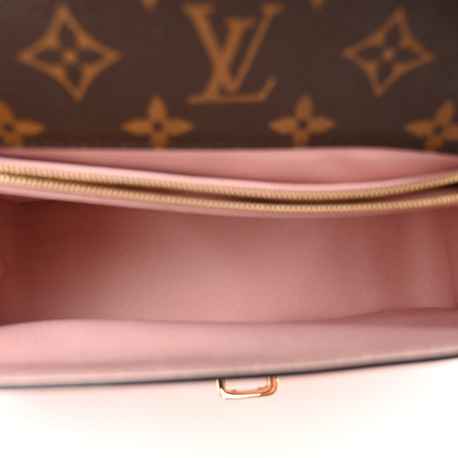 Louis Vuitton Patent Calfskin Monogram Cherrywood PM Rose Ballerine 5 of 8