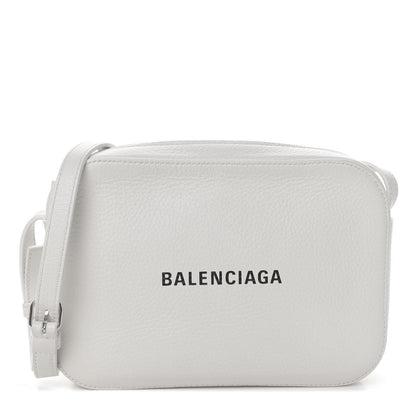 Balenciaga Calfskin Logo S Everyday Camera Bag White 1 of 9