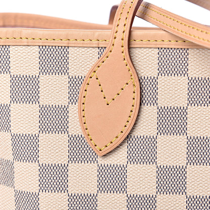 Louis Vuitton Damier Azur Neo Neverfull MM Rose Ballerine 13 of 16