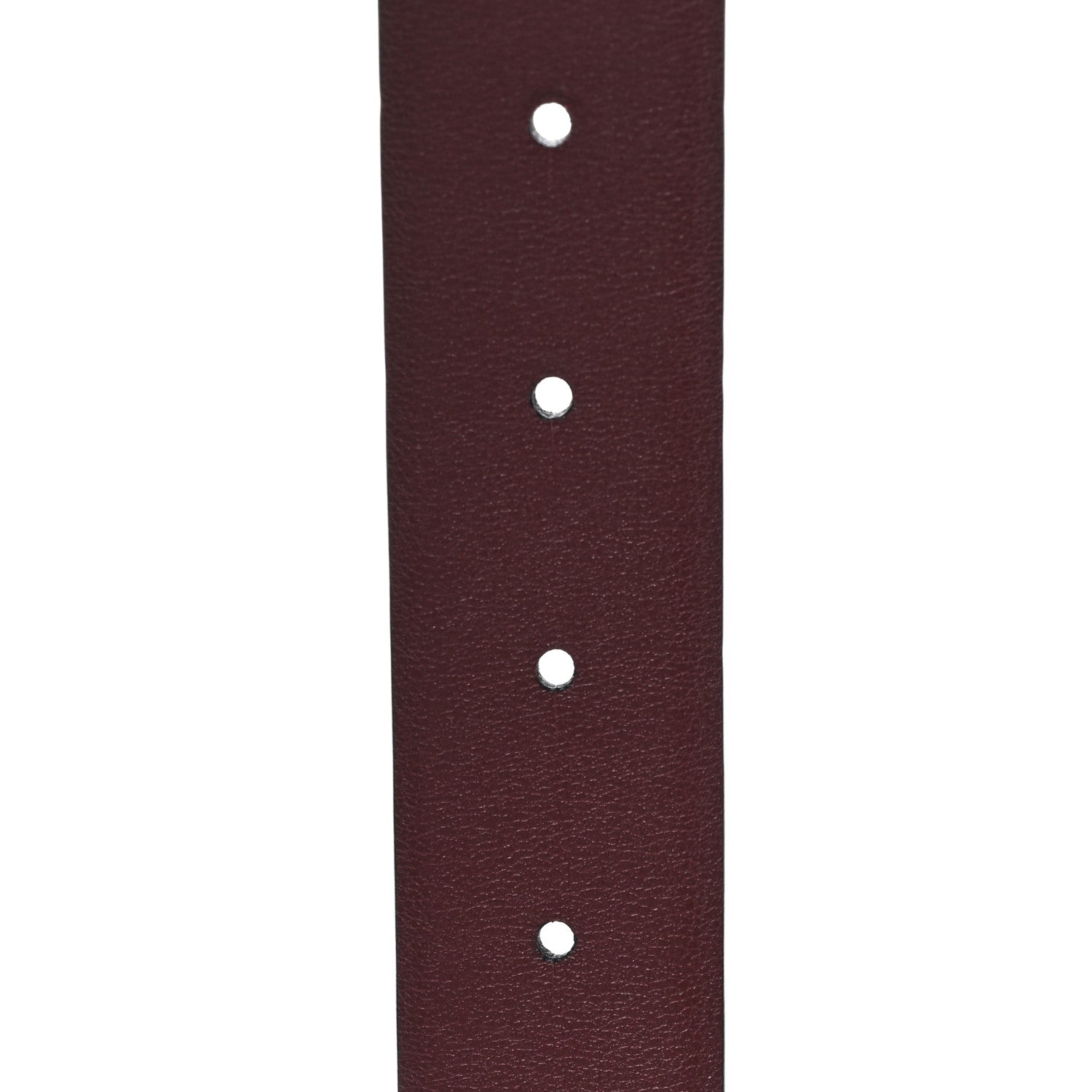 Chanel Calfskin CC Reversible Belt 95 38 Black Burgundy 4 of 5