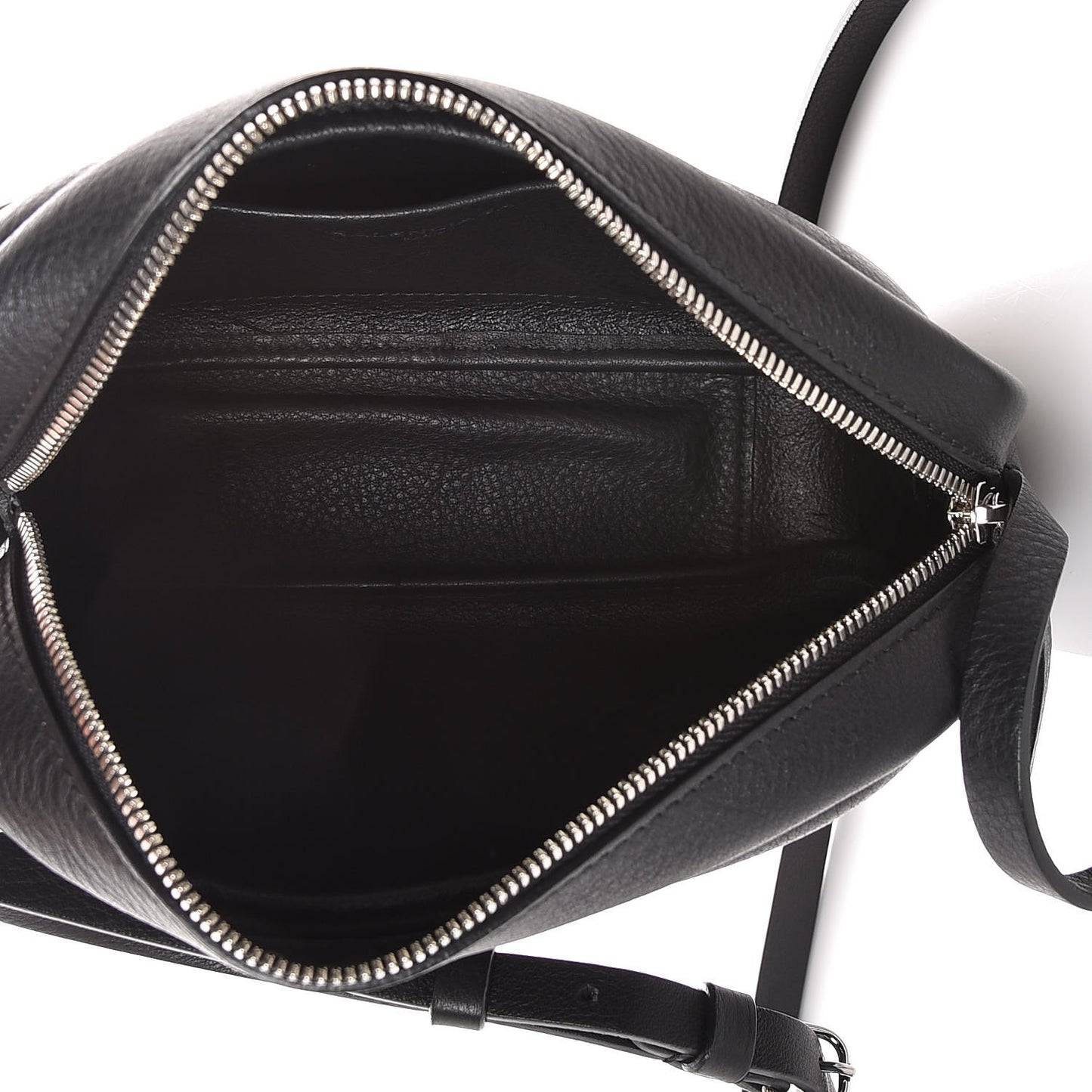 Calfskin Logo S Everyday Camera Bag Black