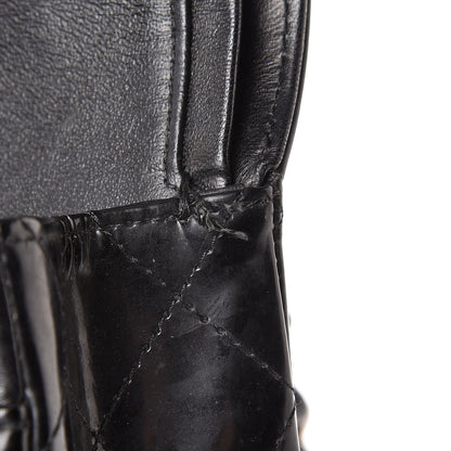Chanel Patent Quilted Medium Double Flap Black 9 of 15