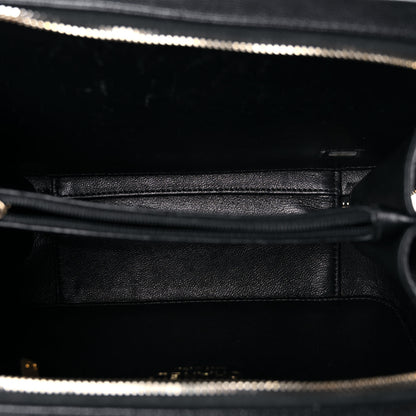 Chanel Caviar Quilted Medium CC Filigree Vanity Case Black 5 of 15