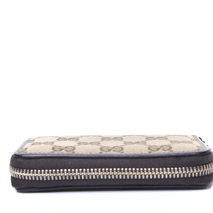 Gucci Monogram Zip Around Card Case Brown 10 of 10