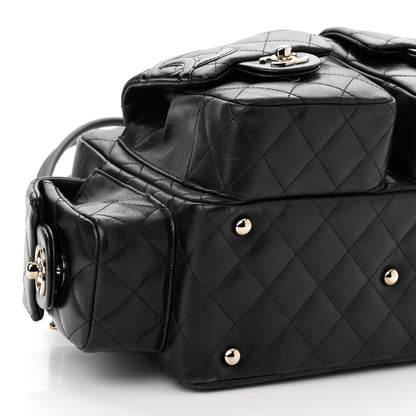 Chanel Calfskin Quilted Large Cambon Multipocket Reporter Black 9 of 12
