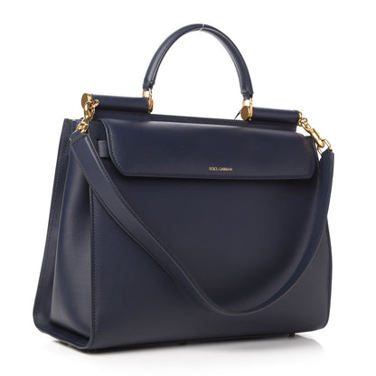 Dolce & Gabbana Calfskin Large Sicily 62 Blue 3 of 12