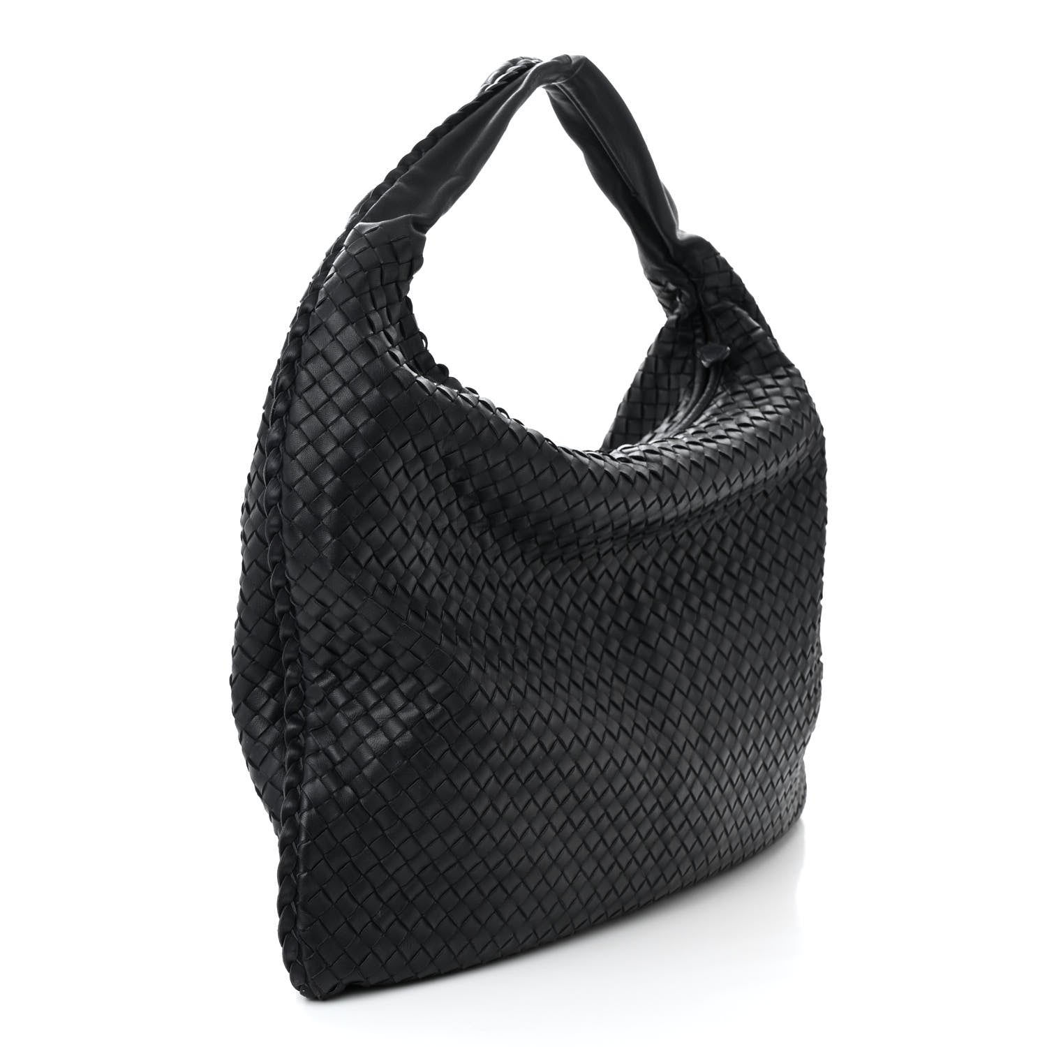 Bottega Veneta Nappa Intrecciato Maxi Veneta Hobo Black 3 of 12