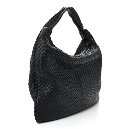 Bottega Veneta Nappa Intrecciato Maxi Veneta Hobo Black 3 of 12