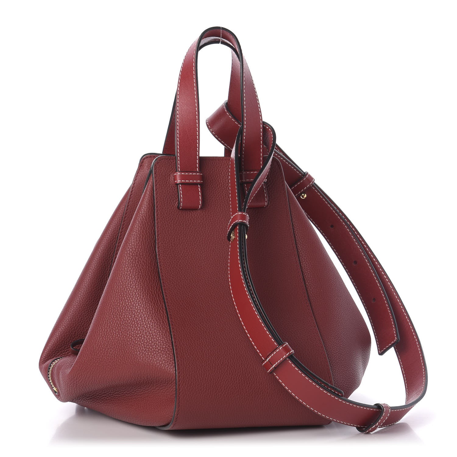 Loewe Calfskin Small Hammock Shoulder Bag Dark Red 4 of 13
