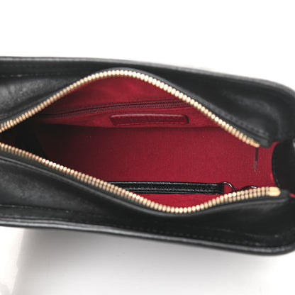 Chanel Aged Calfskin Quilted Small Gabrielle Hobo Black 5 of 11