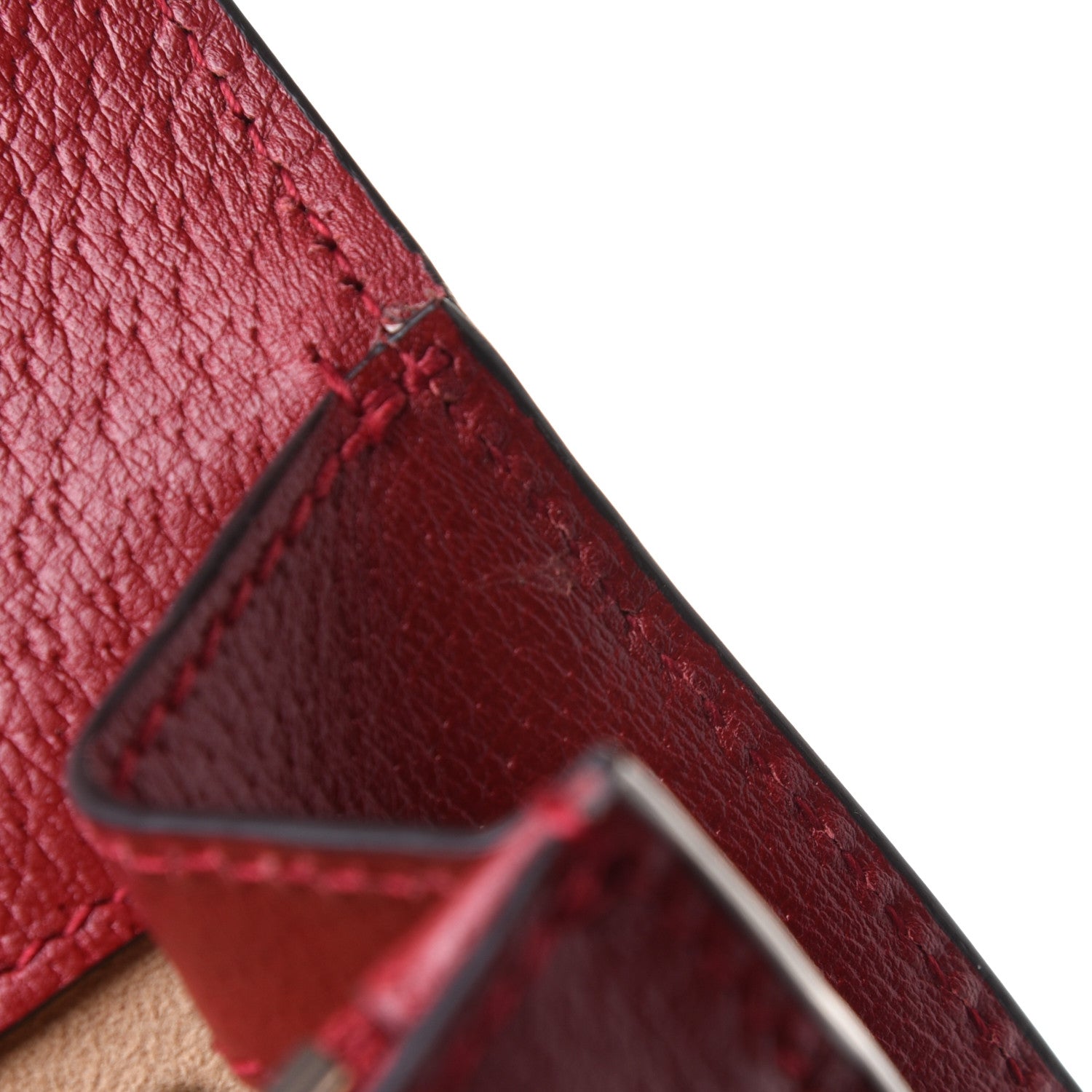 Gucci Calfskin Web Raccoon Embroidered Medium Dionysus Shoulder Bag Red 13 of 14