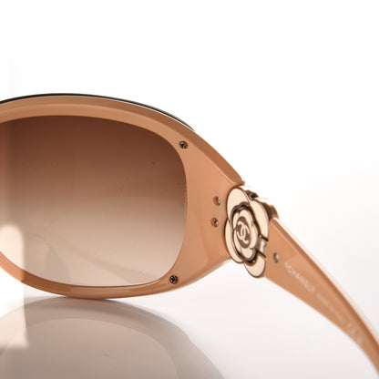 Chanel Camellia CC Sunglasses 6032 Beige 8 of 9