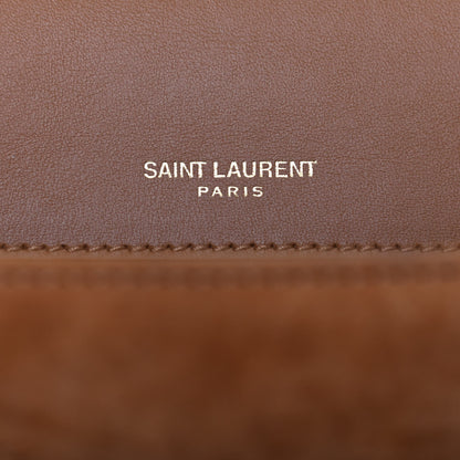 Saint Laurent Suede Monogram Medium Niki Chain Satchel Cinnamon 8 of 8