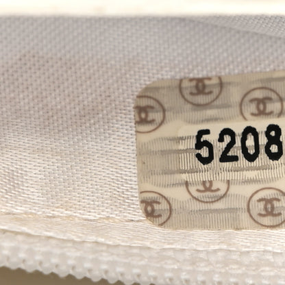 Chanel Caviar Top Handle Bag White 8 of 14