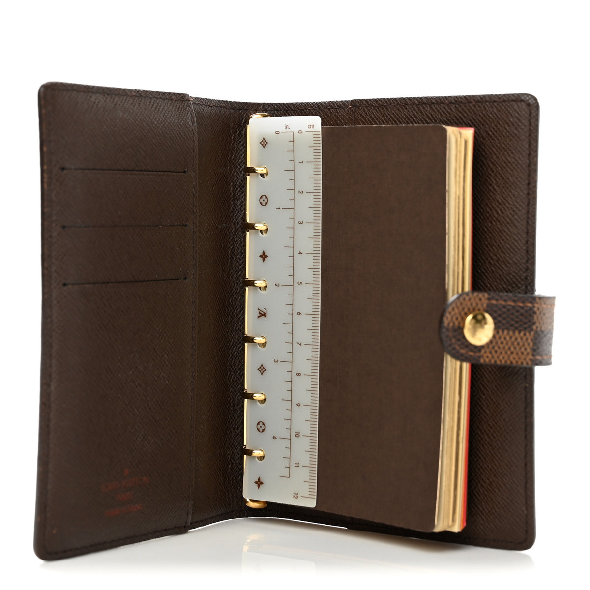 Damier Ebene Small Ring Agenda Cover