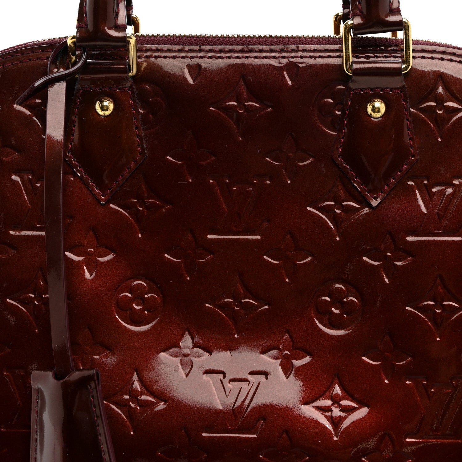 Louis Vuitton Vernis Alma PM Amarante 7 of 9