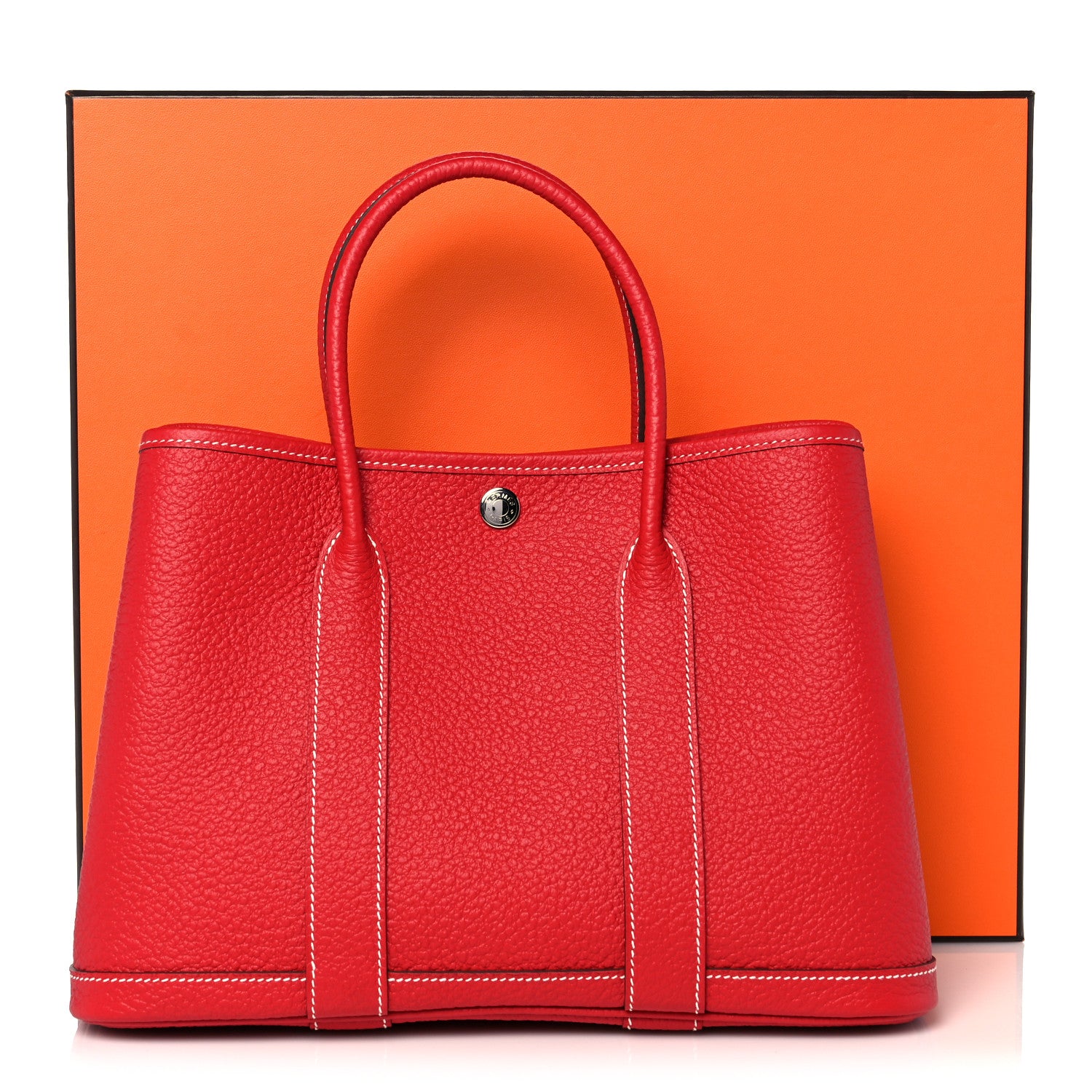 Hermes Negonda Garden Party 30 TPM Rouge Casaque 10 of 10