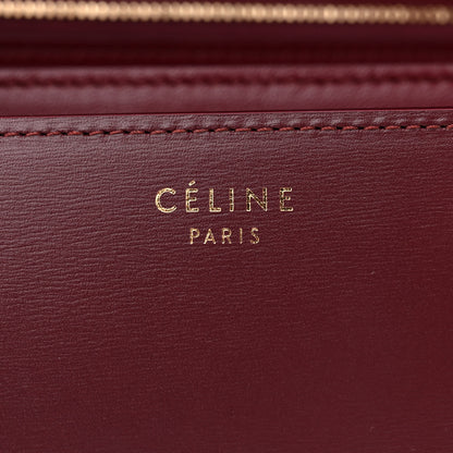 Celine Box Calfskin Medium Classic Box Flap Bag Burgundy 6 of 15
