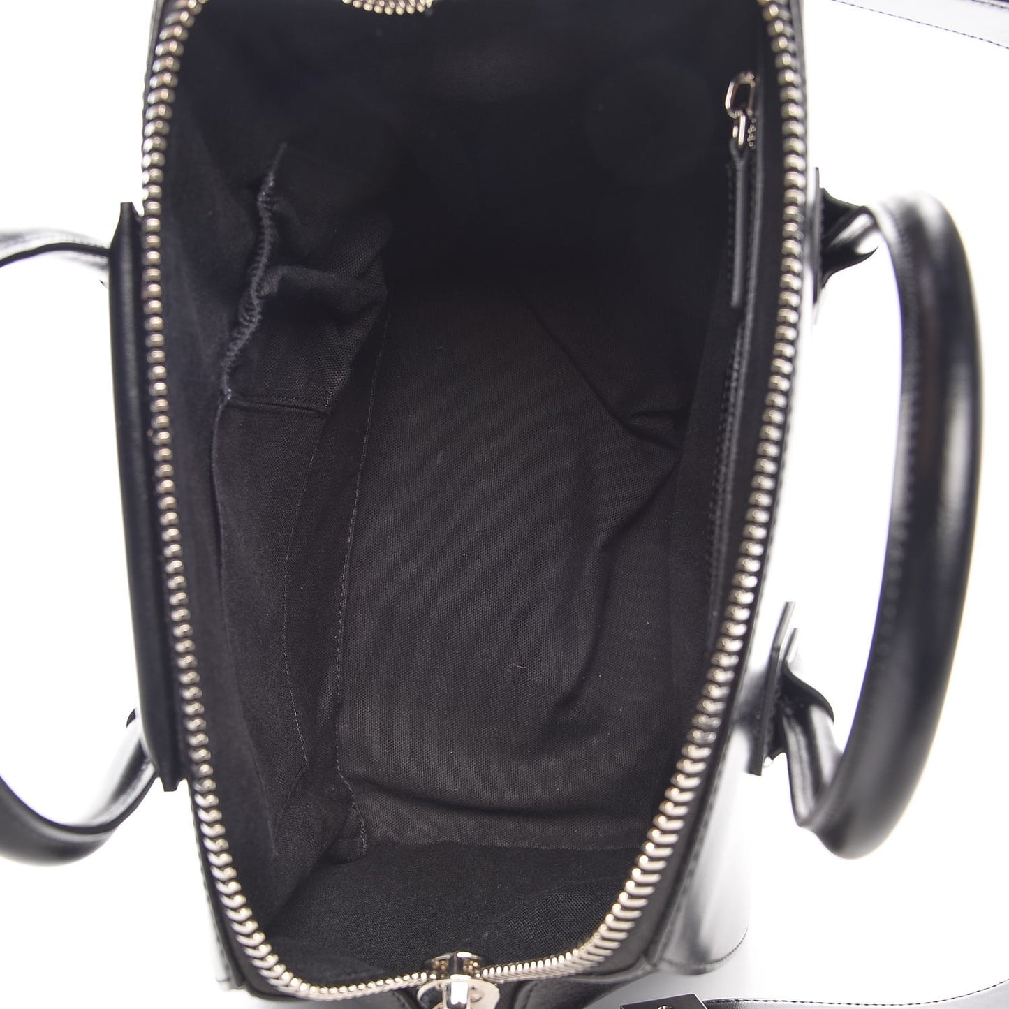Shiny Lord Calfskin Medium Antigona Black
