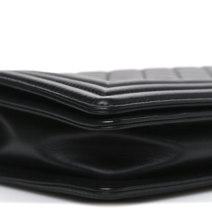 Chanel Calfskin Quilted New Medium Boy Flap So Black 9 of 11