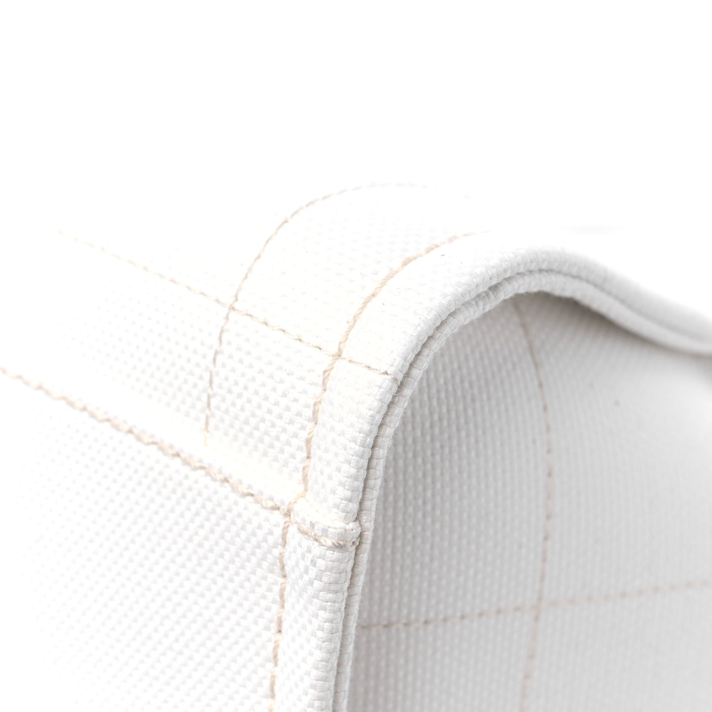 Cotton Large Deauville Tote White