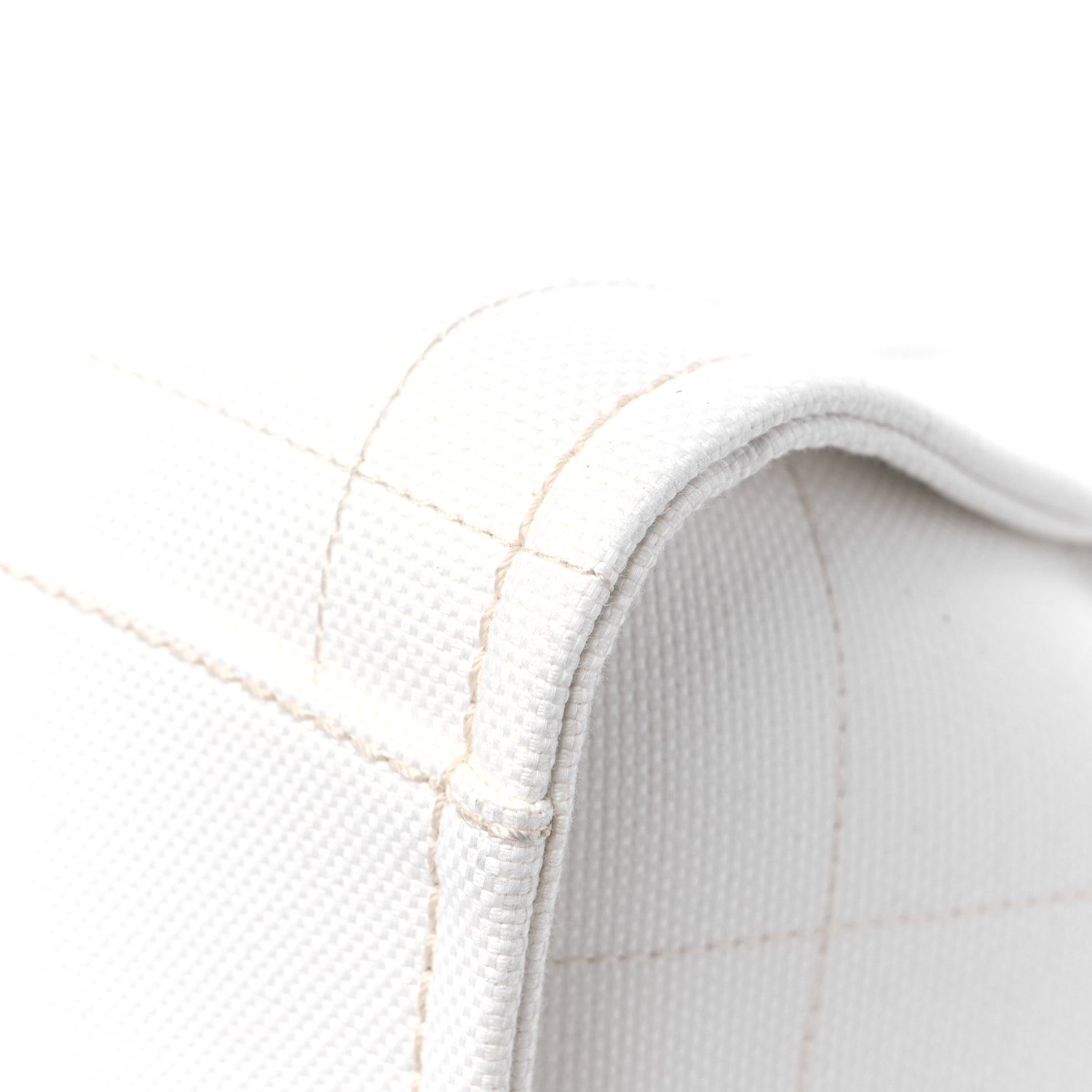 Chanel Cotton Large Deauville Tote White 12 of 13