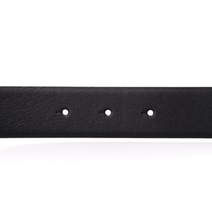 Chanel Calfskin CC Reversible Belt 80 32 Black Burgundy 5 of 6
