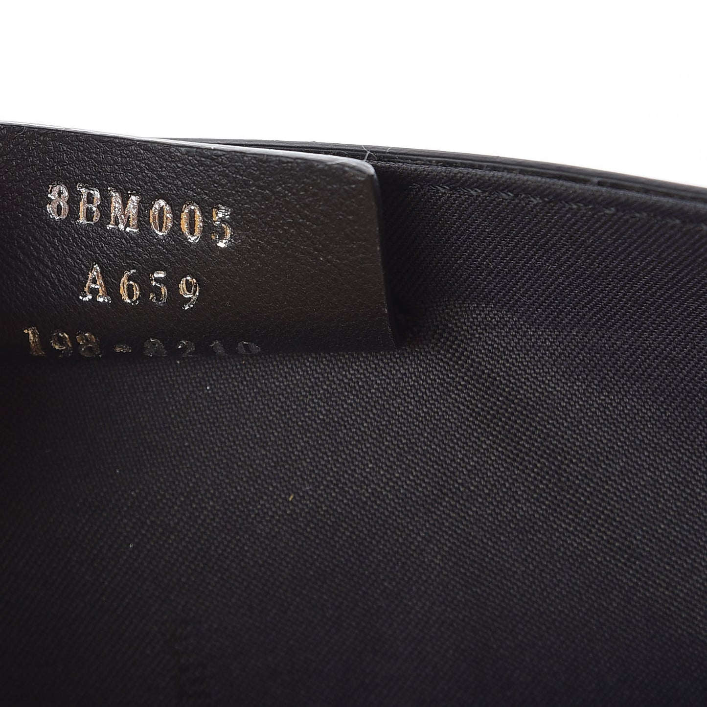 Vitello Liberty F is Fendi Bi-Color FF 1974 Embossed Envelope Belt Bag Maya Black Zucca