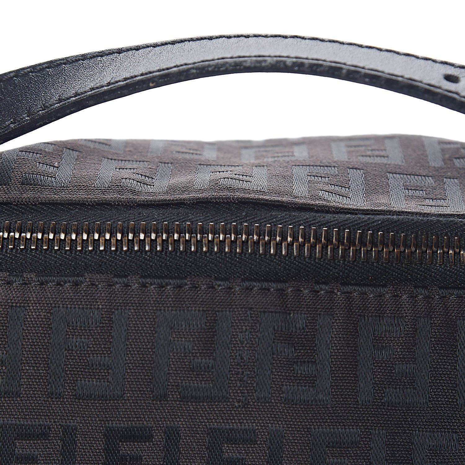 Fendi Zucchino Mini Pochette Black 10 of 14