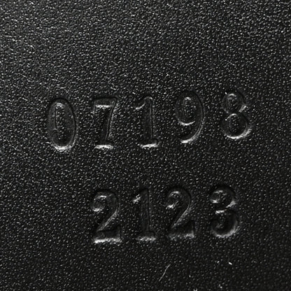 Gucci Denim Monogram Boat Pochette Black 7 of 10
