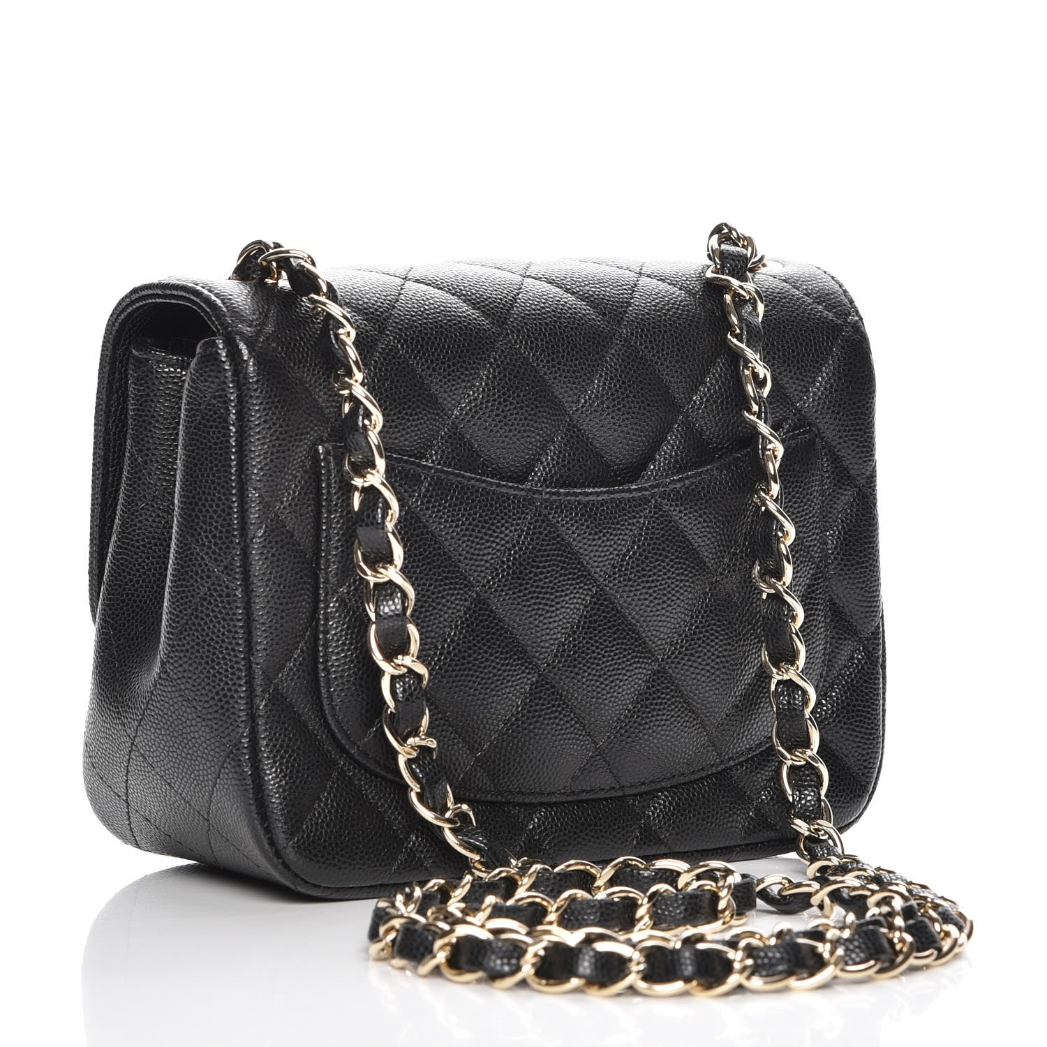 Chanel Caviar Quilted Mini Square Flap Black 3 of 8