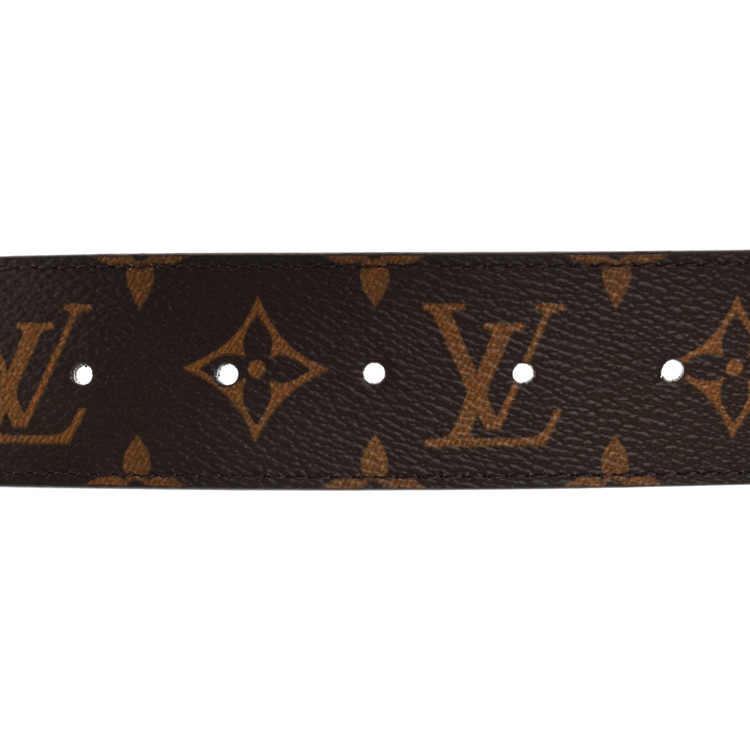 Louis Vuitton Calfskin Monogram 40mm LV Initiales Reversible Belt 95 38 Brown 3 of 5