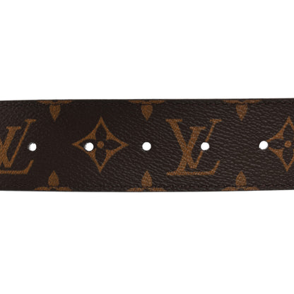 Louis Vuitton Calfskin Monogram 40mm LV Initiales Reversible Belt 95 38 Brown 3 of 5