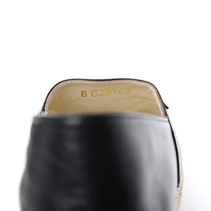 Chanel Lambskin CC Espadrilles 41 Black 9 of 10