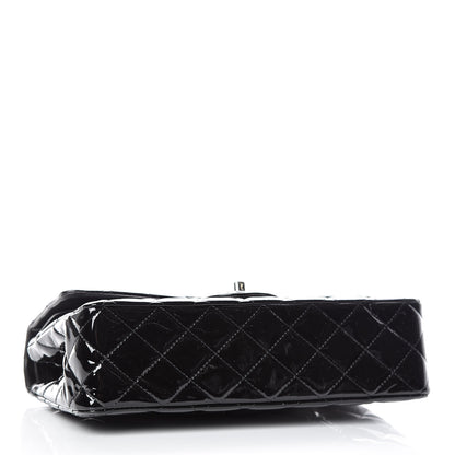 Chanel Patent Quilted Medium Double Flap Black 4 of 11